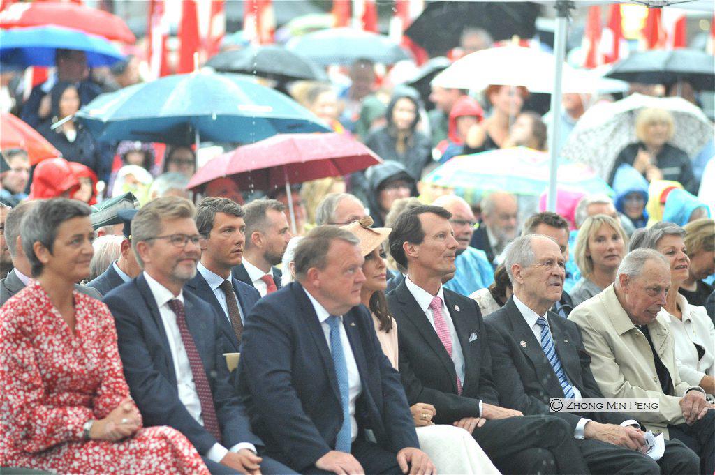 Margrethe Vestager, Overborgermester Frank Jensen, Statsminister Lars Loekke Rasmussen, Prinsesse Marie og Prins Joachim