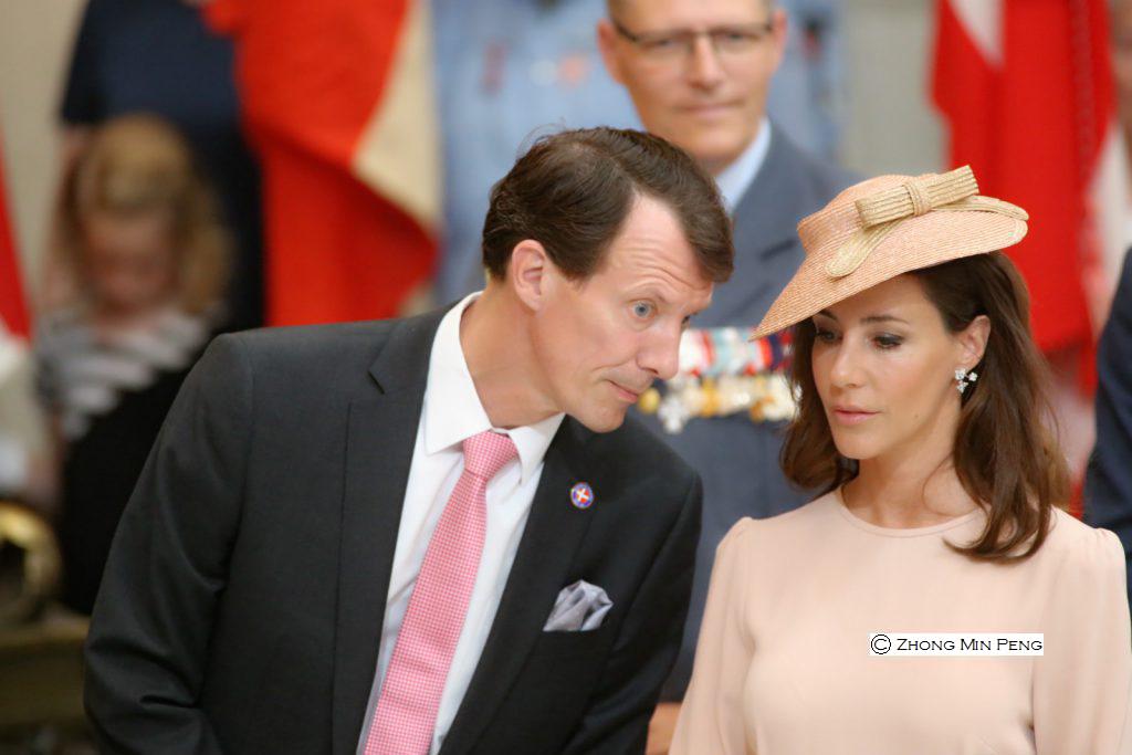 Prins Joachim af Danmark og Prinsesse Marie deltog i Vor Frue Kirke