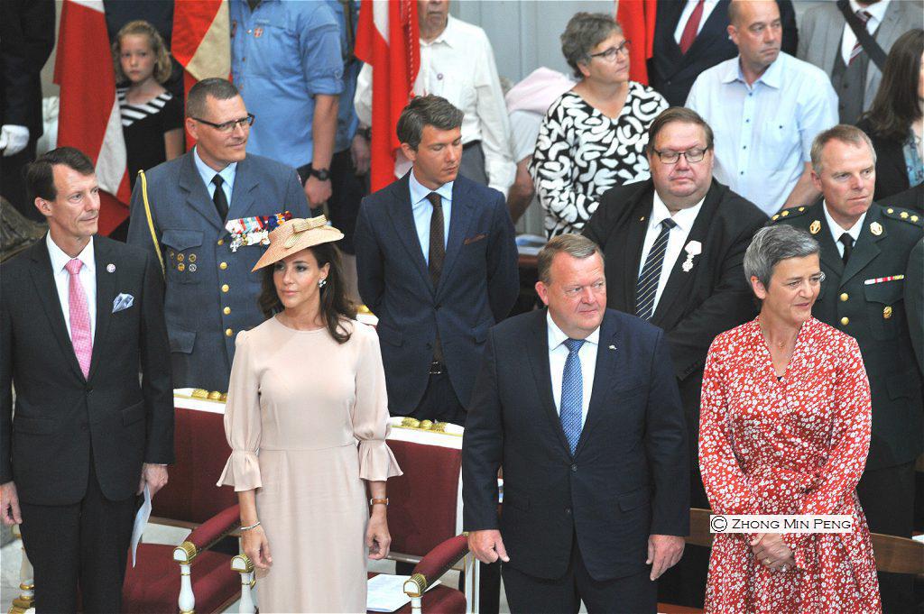 Prins Joachim af Danmark og Prinsesse Marie og Statsminister Lars Loekke Rasmussen