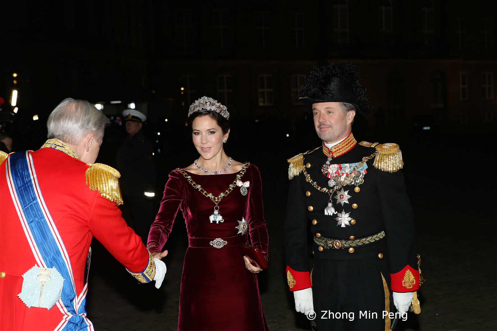 Livgarde og Kronprinsesse Mary og Kronprins Frederik