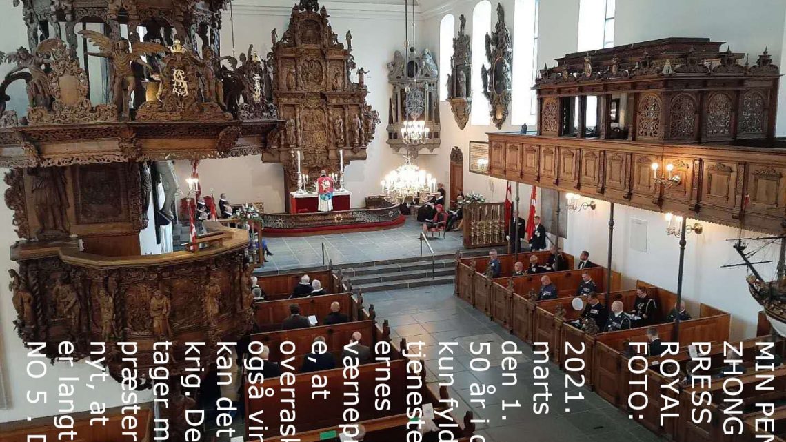 Et Jubilæum af Værnspræster med Dronningen Et Jubilæum af Værnspræster med Dronningen