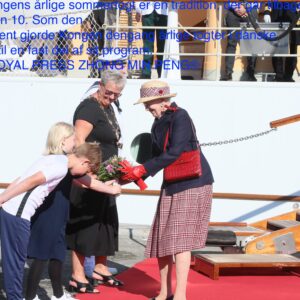 Dronning Margrethe ankommer til Thisted