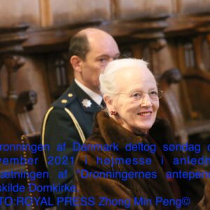 Dronning Margrethe deltog i højmesse