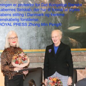 Hendes Najestæt overrækker Dronning Margrethe II’s Videnskabspris