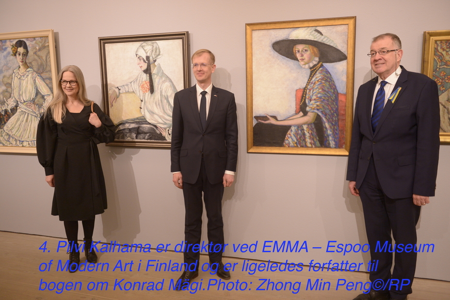 4. Pilvi Kalhama er direktør ved EMMA – Espoo Museum of Modern Art i Finland og er ligeledes forfatter til bogen om Konrad Mägi