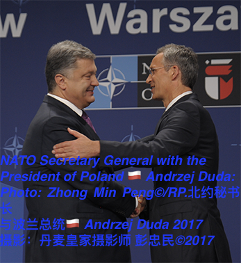 NATO Secretary General with the President of Poland 🇵🇱 Andrzej Duda: Photo: Zhong Min Peng©/RP.北约秘书长与波兰总统🇵🇱 Andrzej Duda 2017