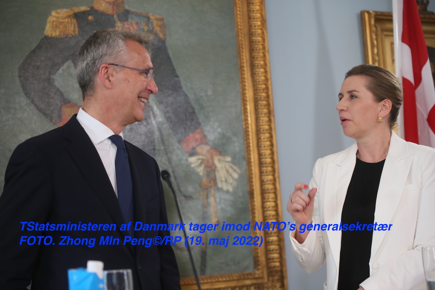 Statsministeren af Danmark tager imod NATO’s generalsekretær