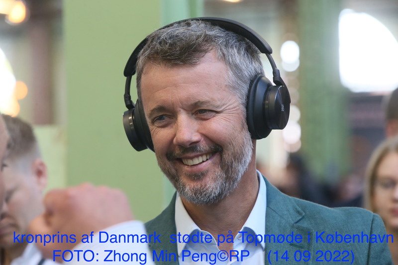 kronprins af Danmark  stødte på Topmøde i København