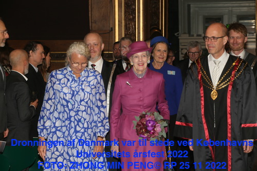 Dronningen af Danmark var til stede ved Københavns Universitets årsfest 2022