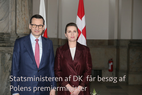 Statsministeren af dk får besøg af Polens premierminister