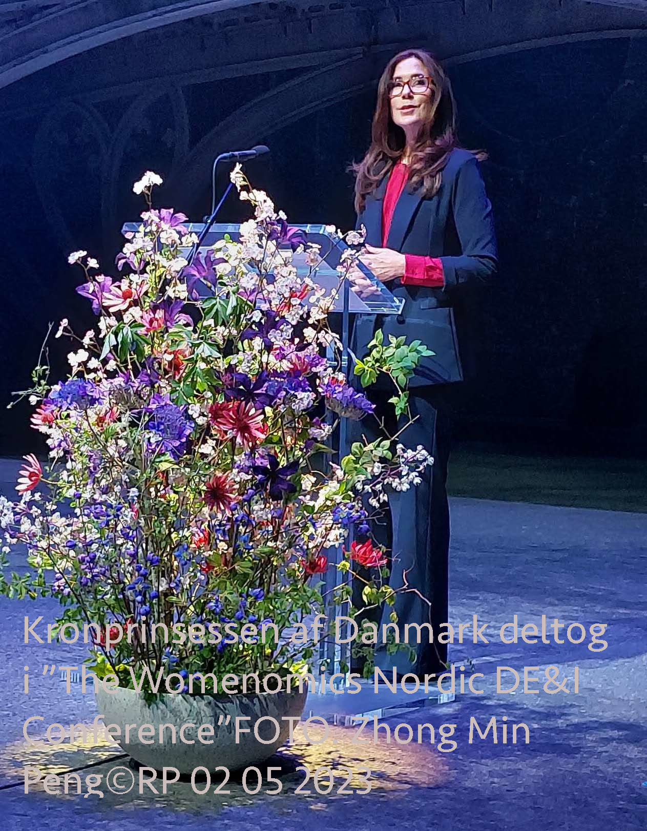 Kronprinsessen af Danmark deltog i ”The Womenomics Nordic DE&I Conference”