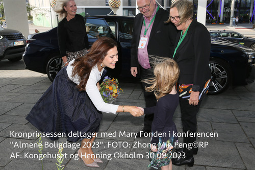 Kronprinsessen deltog med Mary Fonden i konferencen “Almene Boligdage 2023”