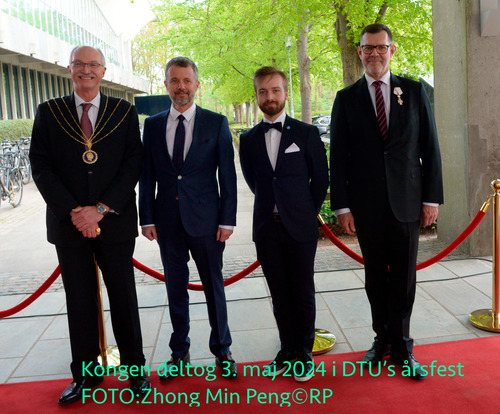 Kongen af Danmark deltog ved DTU’s årsfest 2024